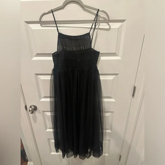 Free People Black Sheer Spaghetti Strap maxi Dress - Picture 8 of 17